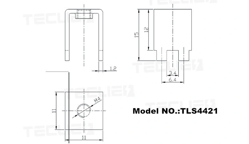 PCB Tab Terminal Screw Terminal for Welding Solder PCB Wire Connector Tab Solder Terminal, Tin Plating Power Terminal, Terminal Board Component