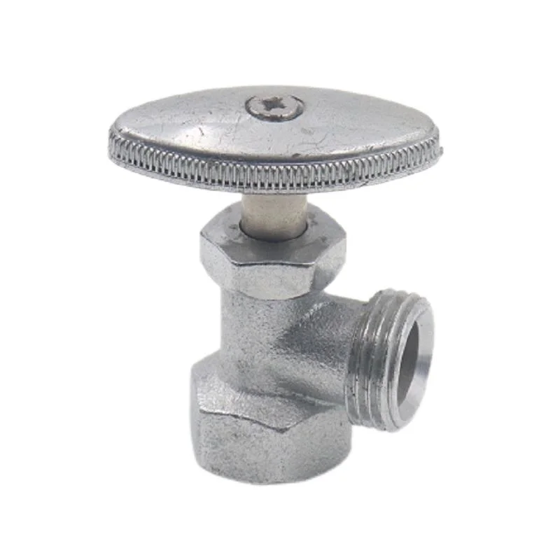 China Manufacture Brass Toilet Zinc Angle Valve ABS Handle NPT Thread