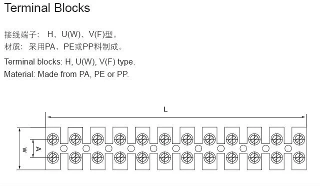 12 Way U Type Terminal Block