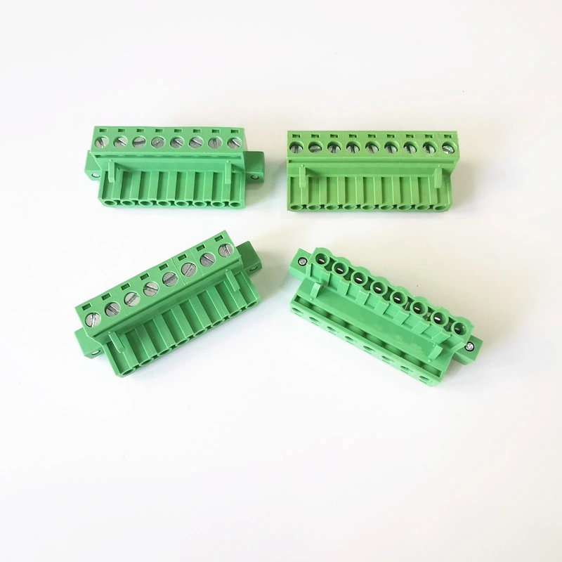 3.5mm 5 Pin/Way Green Pluggable Type Screw Terminal Block Connector