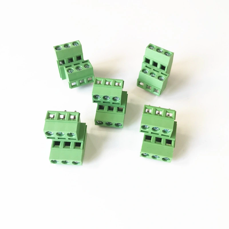 3.5mm 5 Pin/Way Green Pluggable Type Screw Terminal Block Connector