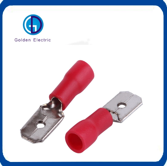 Insulated Male Disconnector Mdd1.25-250 Insulated Spade Terminal Disconnect Male Flange Terminals