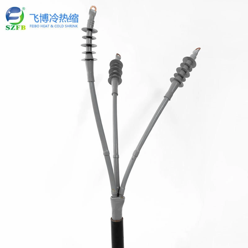 Gray Power Cable Shrink Terminal Sleeve