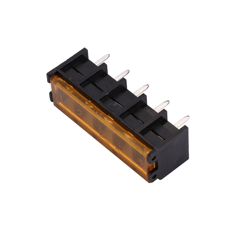 High Quality 9.5mm Pitch Strip Connector for Power Electric PCB Solderable Screw Type 9.5mm Barrier Terminal Block with Cover