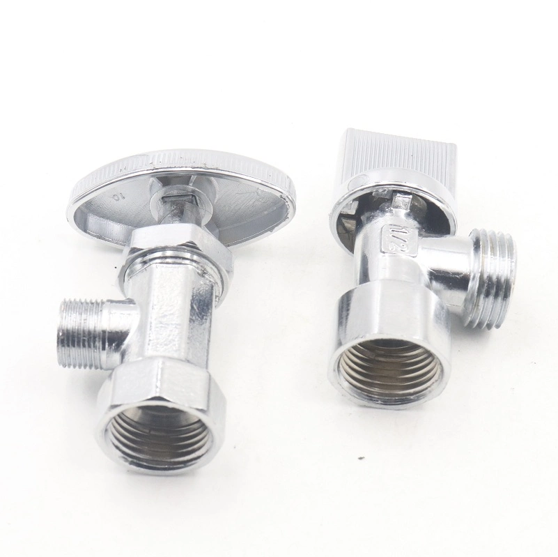 China Manufacture Brass Toilet Zinc Angle Valve ABS Handle NPT Thread