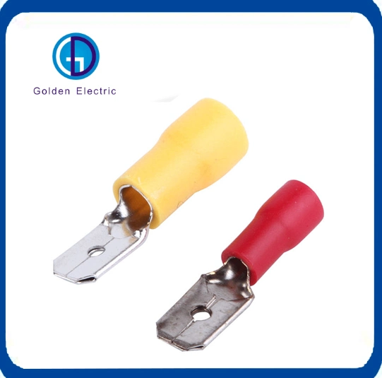 Insulated Male Disconnector Mdd1.25-250 Insulated Spade Terminal Disconnect Male Flange Terminals