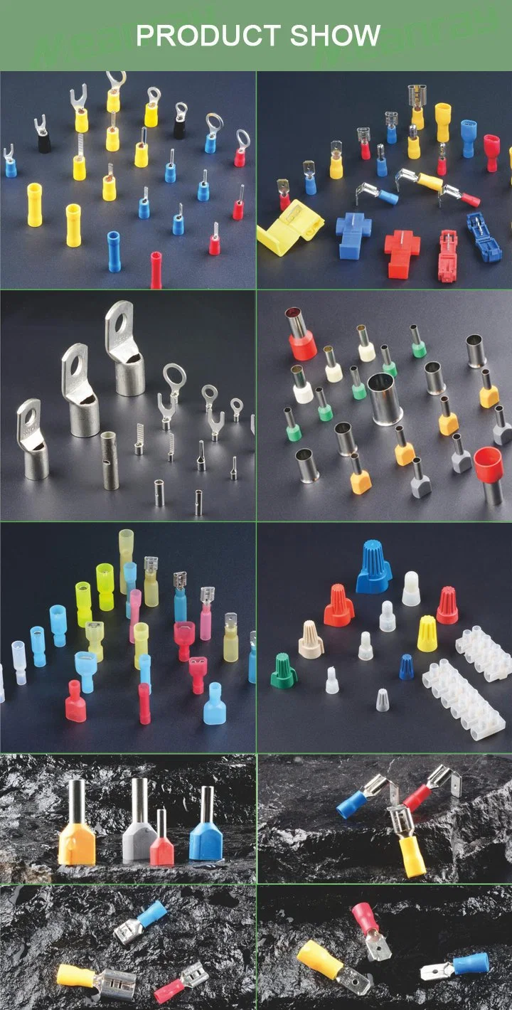 China Wire Connectors Fldny Nylon Insulating Brass Flag Type Female Terminal