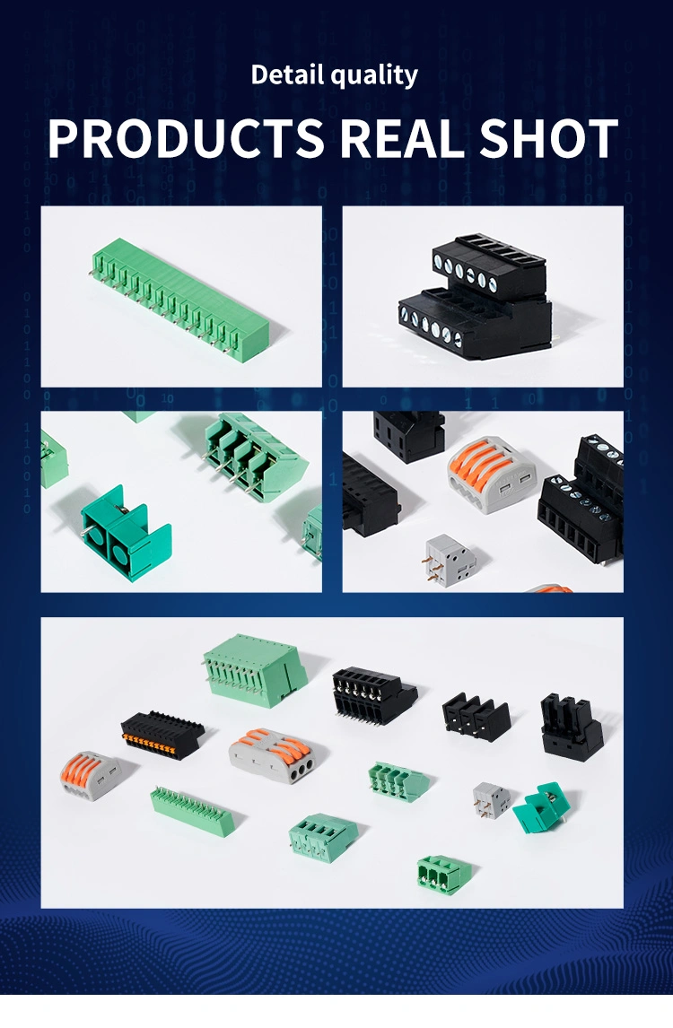 Sample Customization Information Technology and Telecommunication Equipment Cable Connector Block Universal Screw Terminal Blocks PCB Connector Block