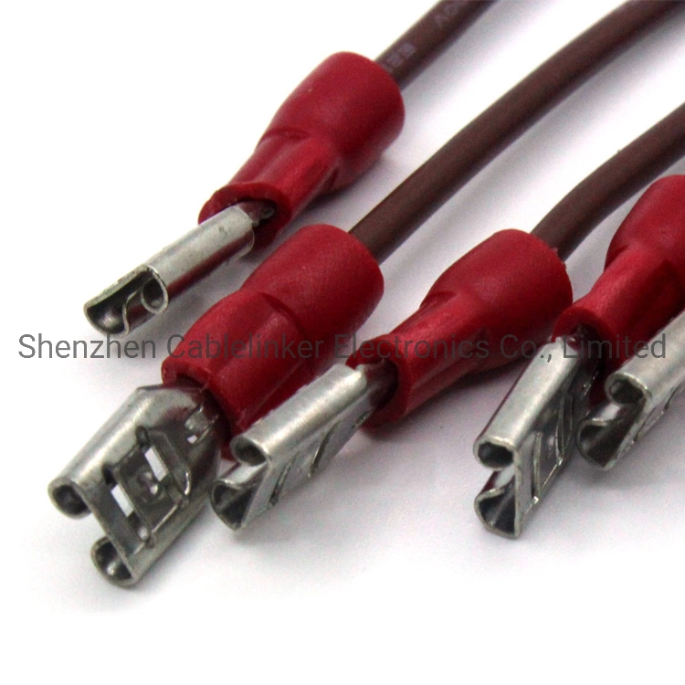 U-Shaped Crimping Foot Ring Quick Connect Terminal Cable