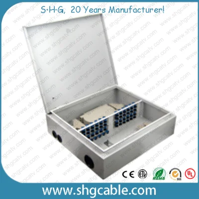  Factory Price 24/36/48/72 Sc/FC/St/LC Splice/Port Metal Optical Fiber Terminal Box