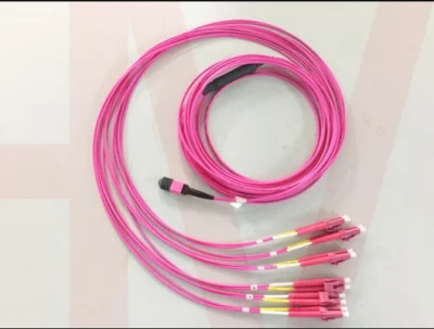 Custom 8cores 12cores MPO MTP Patch Cable Fiber Optic Connector