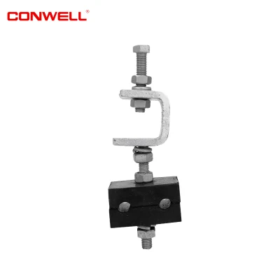  ADSS/Opgw Cable Fittings/Metal Down Lead Clamp for Concrete Pole