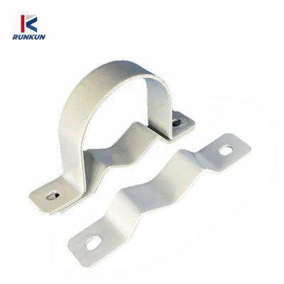  Clamps Metal Hold Hoop U-Shaped Clamp to Secure The Pipe Clamp Traffic Sign Pole