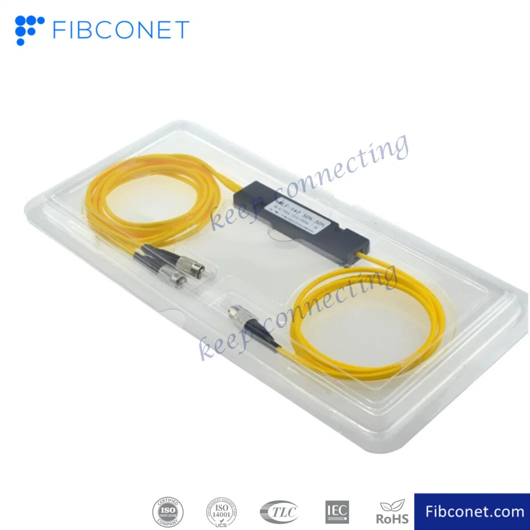 Fttn Coupler 3.0mm 1m FC/Upc Fiber Optic Fbt Splitter