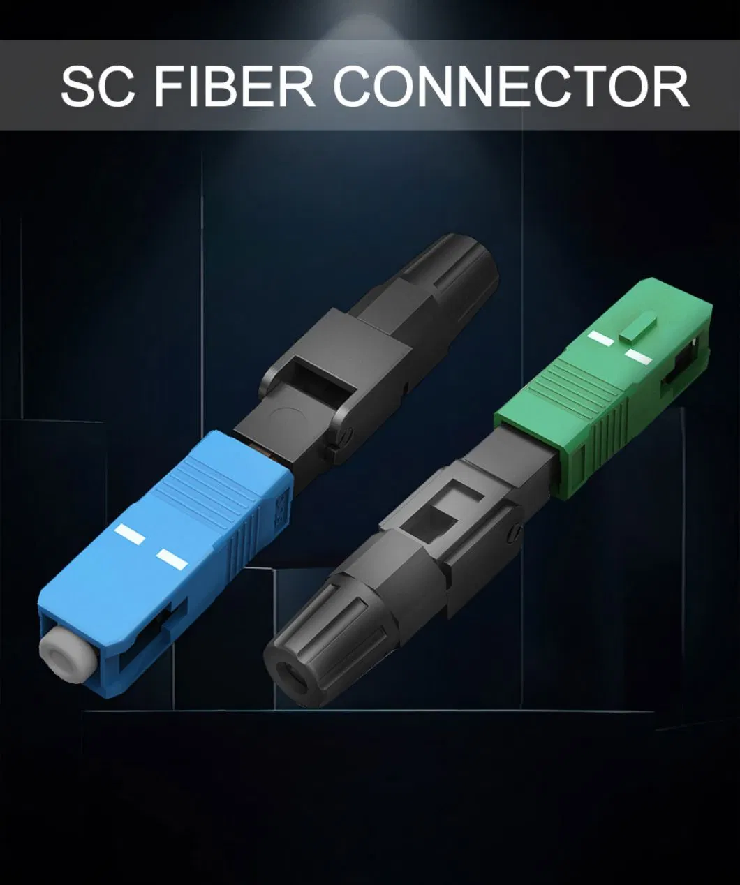 Mechanical Fiber Optic Cable Connector Sc/APC Upc FTTH Drop Cable Fast/Quick Connector