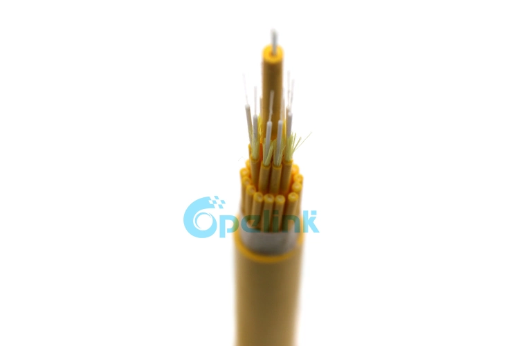 Breakout Optical Fiber Cable 24 Cores Singlemode Indoor Cabling Fiber Optic Cable, for Direct Splicing to Connector and Connecting to Equipment