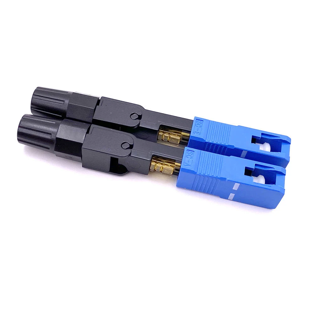 Sc Upc Su 55mm Direct Fast Connector FTTH Optic Cable Connectors