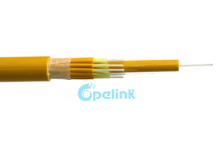 Factory Breakout Optical Fiber Cable 24 Cores Singlemode Indoor Cabling Fiber Optic Cable, for Direct Splicing to Connector and Connecting to Equipment