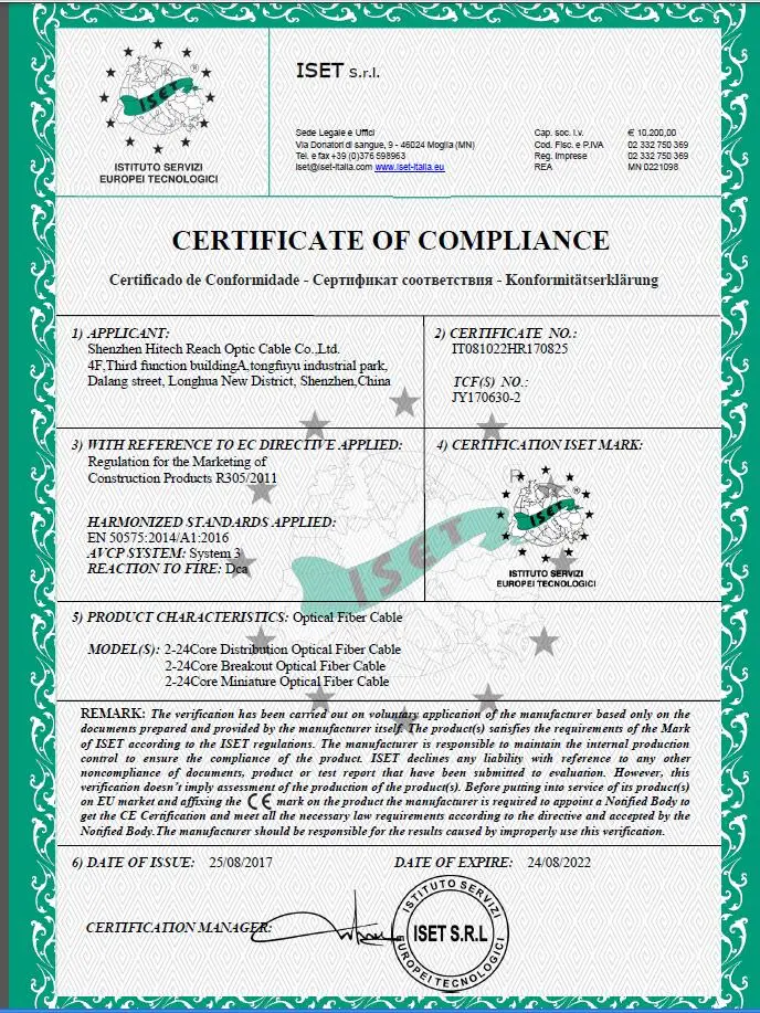 China FTTX 2/4/6/8/12/16/24 Core MPO/MTP LC/Sc/St/FC/Mu Connector Indoor Outdoor Armoured Drop LSZH PVC Fiber Optic Optical Patch Cord Pigtail Jumper Cable