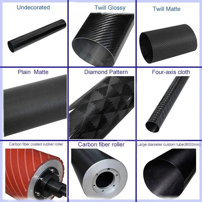 Carbon Fibre Tube/Carbon Fiber Connectors/Carbon Tubing with Good Quality