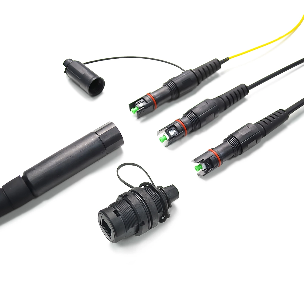 H Optic to Sc/APC Singlemode 3.0mm Fiber Optic Jumper Waterproof Patch Cord