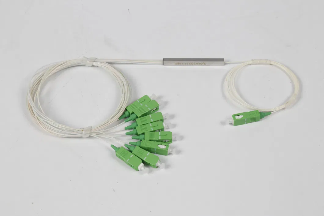 Fiber Optics 1*64 PLC Splitter FTTH for FTTH Data Center Networks Communication