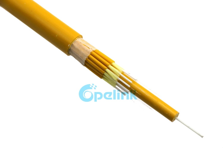 Factory Breakout Optical Fiber Cable 24 Cores Singlemode Indoor Cabling Fiber Optic Cable, for Direct Splicing to Connector and Connecting to Equipment