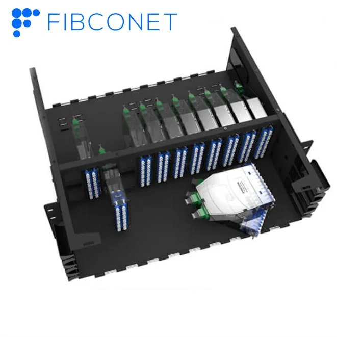 1/3/4u 96/288/384f MPO/MTP - LC Fiber Optic Patch Panel