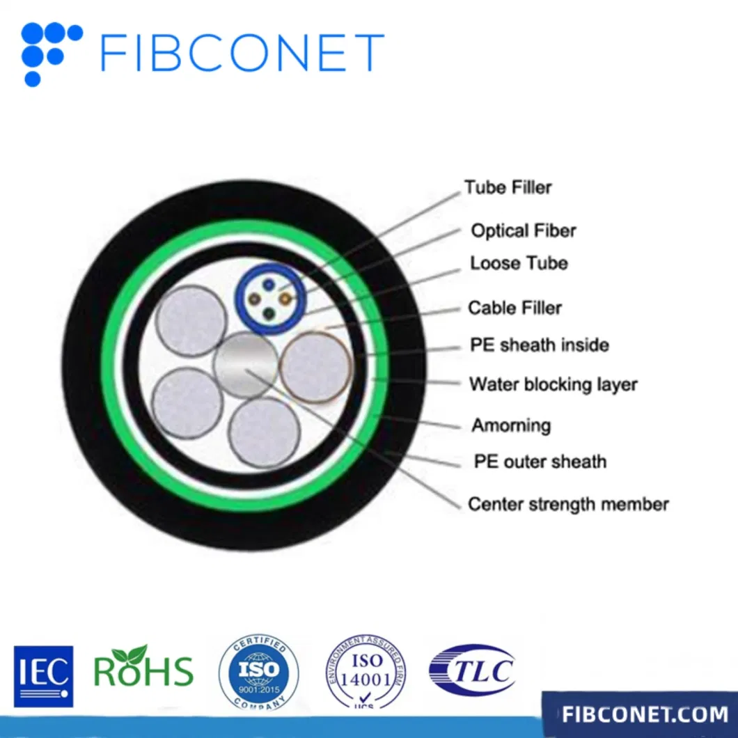 Armoured Optical /Optic GYTA Gytas GYTA53 GYTS53 Underground Fiber Cable