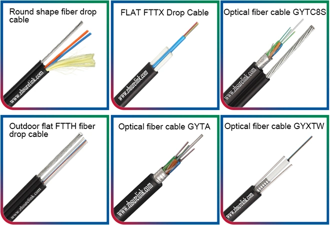 Outdoor Singlemode Submarine Underground Armoured 24 48 96 Core Optical Fiber Cable GYTA GYTA33 GYTA53 Fibre Optic Cable