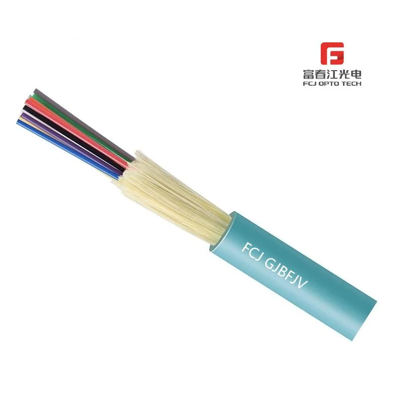 4, 6, 8, 12, 24, 36, 48 Core Multi-Fiber Breakout Cable Gjbfjv Sm/mm Optical Fiber PVC LSZH