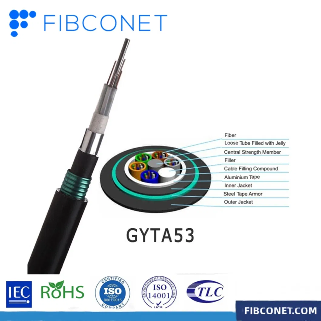 Armoured Optical /Optic GYTA Gytas GYTA53 GYTS53 Underground Fiber Cable