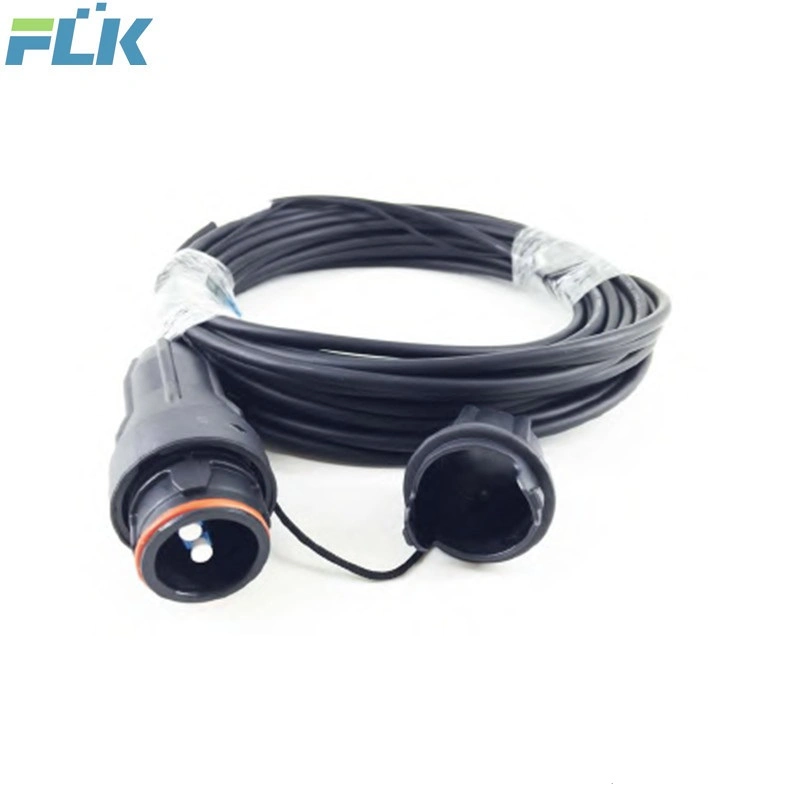 Fiber Optic Waterproof IP67 Outdoor Dlc Armoured Cable Assembly Ftta Jumper Pdlc