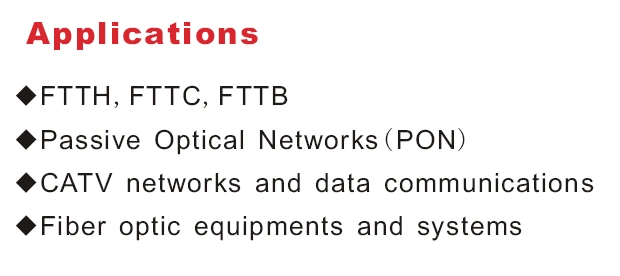 FTTH Optical Fiber 1X8 Micro Type PLC Splitter