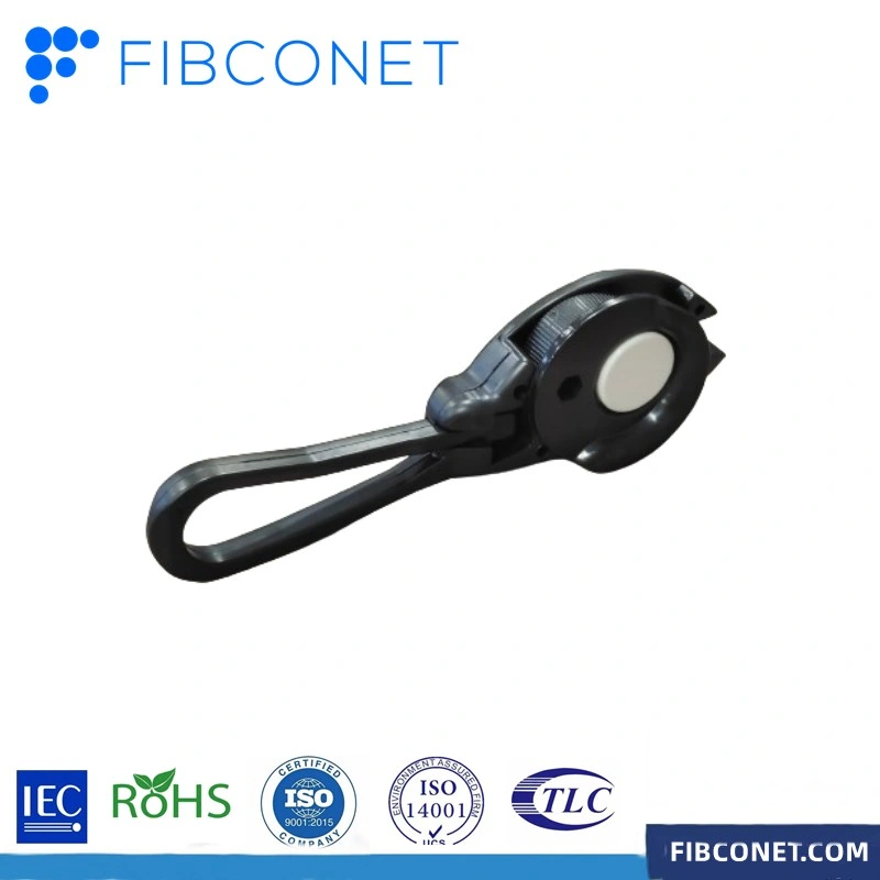 FTTH Flat Fish Plastic Nylon High Tension Strength Cable Fiber Optic Clamp