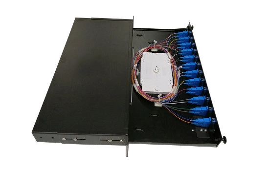 24 Port Slidable Rack Mounted Optic Fiber Patch Panel