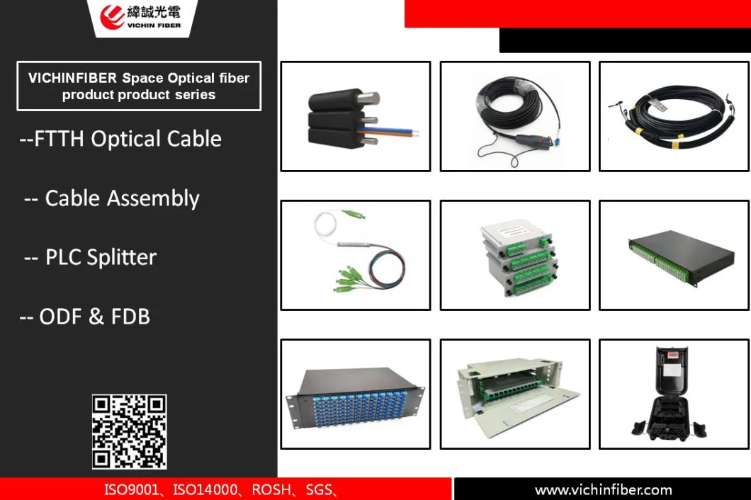 Micro Steel Tube Sc/Upc 1X8 Fiber Optic PLC Splitter