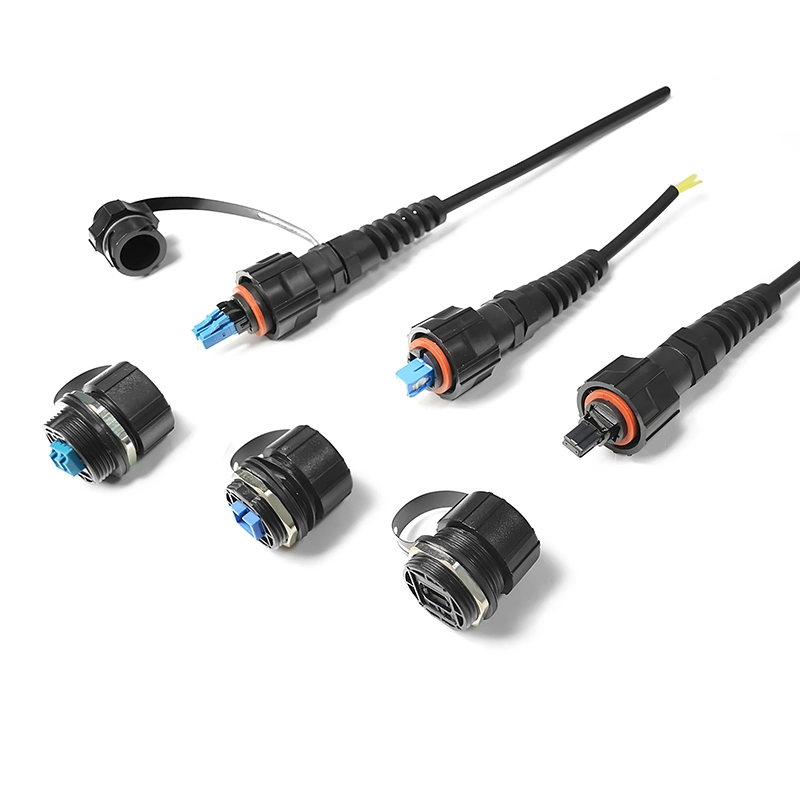 Telecommunication Equipment IP67 Waterproof Connector Odva LC Fiber Optic Patch Cord