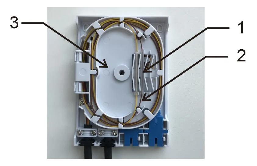 Small Plastic Fiber Optic Terminal Box for Fiber Splicing, Connection, and Distribution