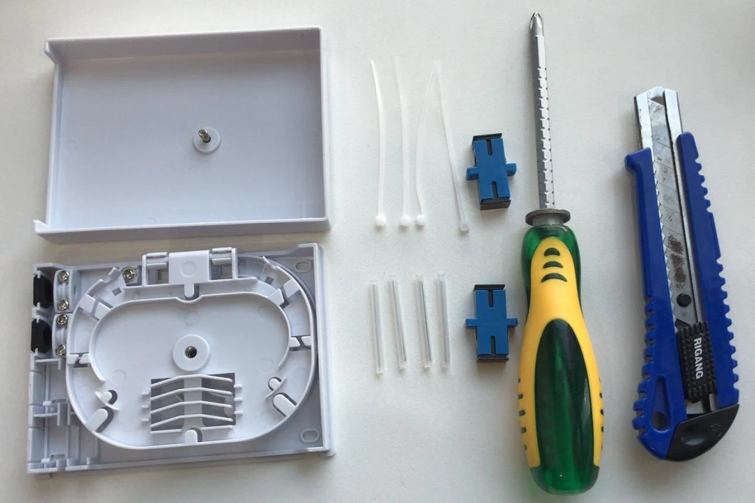 Small Plastic Fiber Optic Terminal Box for Fiber Splicing, Connection, and Distribution