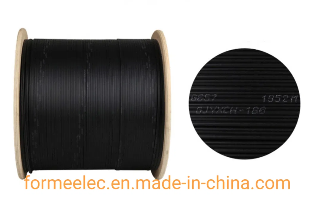 Broadband Fiber Cable FTTH Drop Cable Outdoor 2 Core Drop Cable