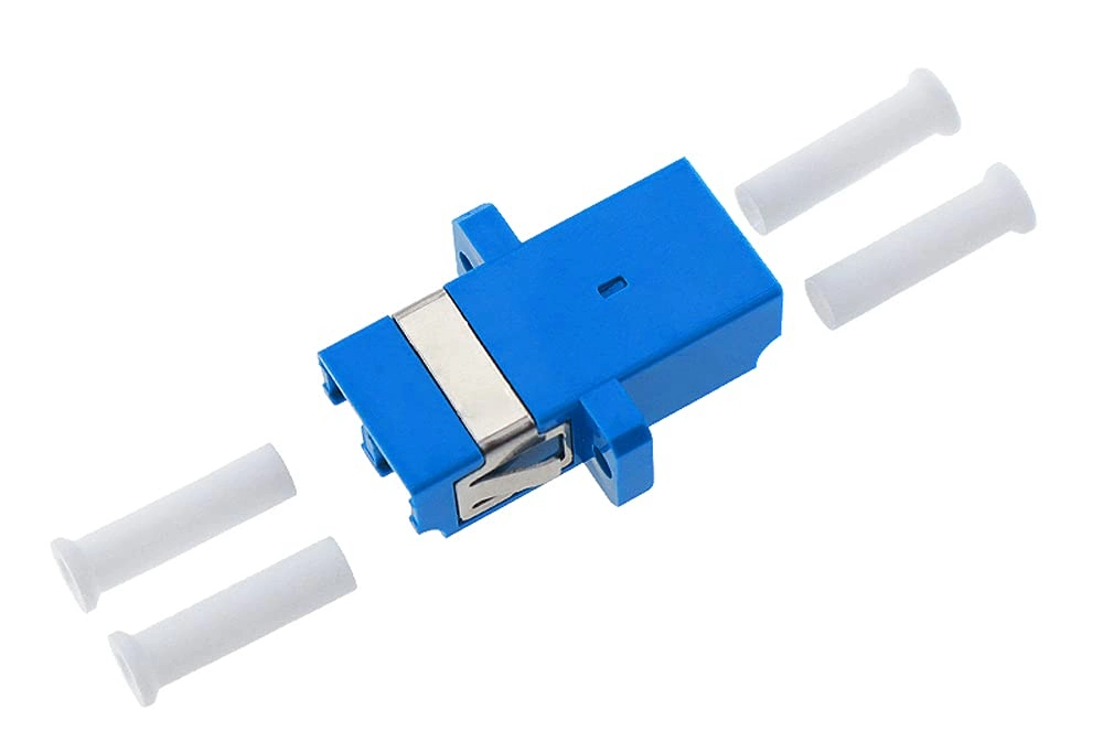 Manufacturer Optical Fiber Sc Male to LC Femela Hybrid Adaptor, Sc APC Simplex Fiber Flange Fiber Coupler, Fiber Optic Adaptor