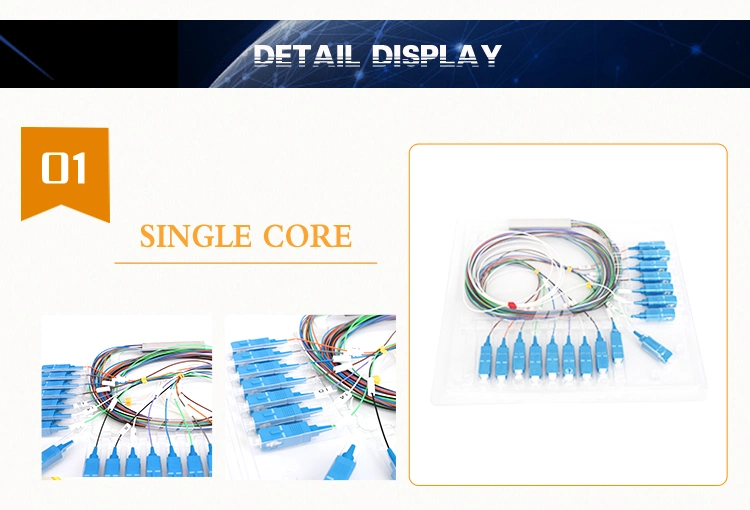 Mini Type Sm 1X16 Sc Upc APC Fiber Optic PLC Splitter
