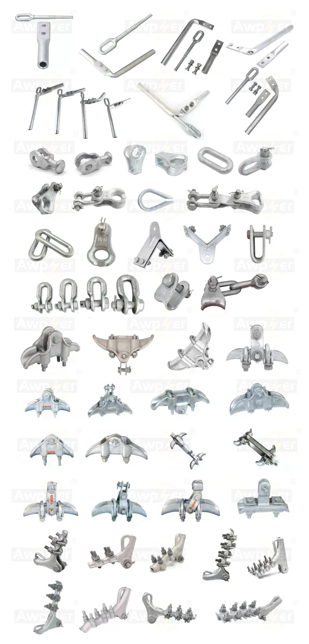 Pole Line Link Fittings Suspension Clamp