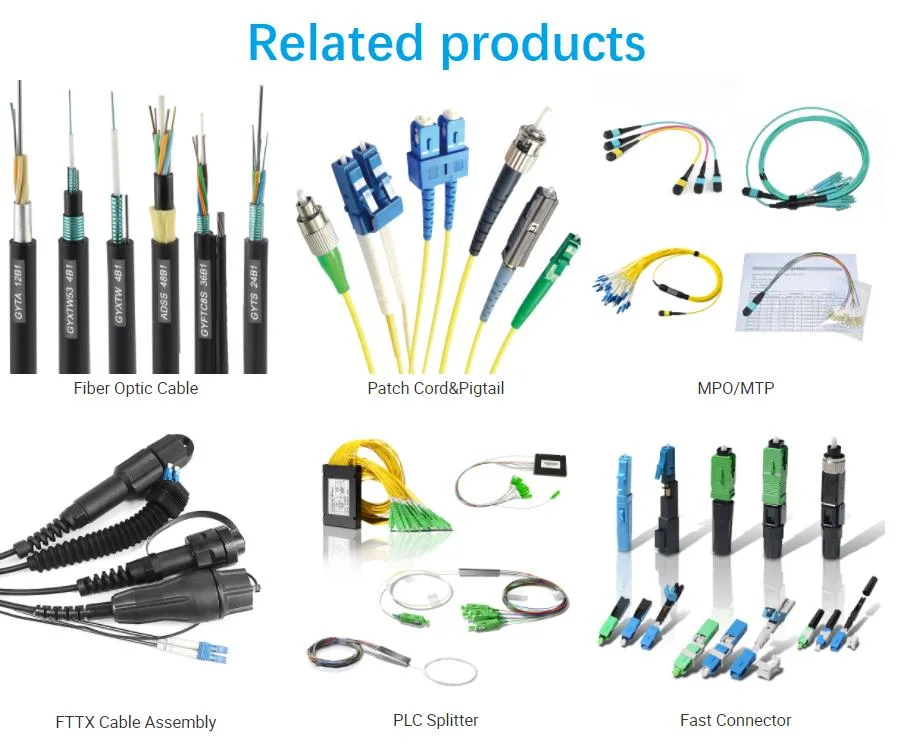 Fibra Optica connector Rapido Shell Type Field Mountable Fast Connector Sc Wedge Fiber Optic Connector