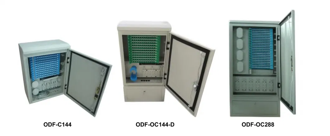 Fiber Optic Cabinet 96/144/288/576 Cores Outdoor Optical Fiber Cross Connection Cabinet