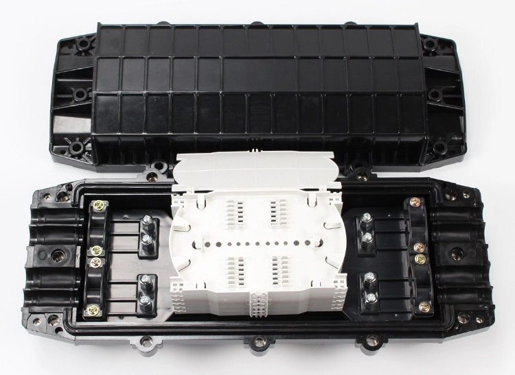 in Line Type Fiber Optic Splicing Closure 12 - 144 Core Fiber Cable Joint Box