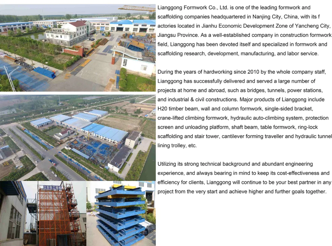 Lianggong Construction Flange Clamp for H20 Beam Formwork System