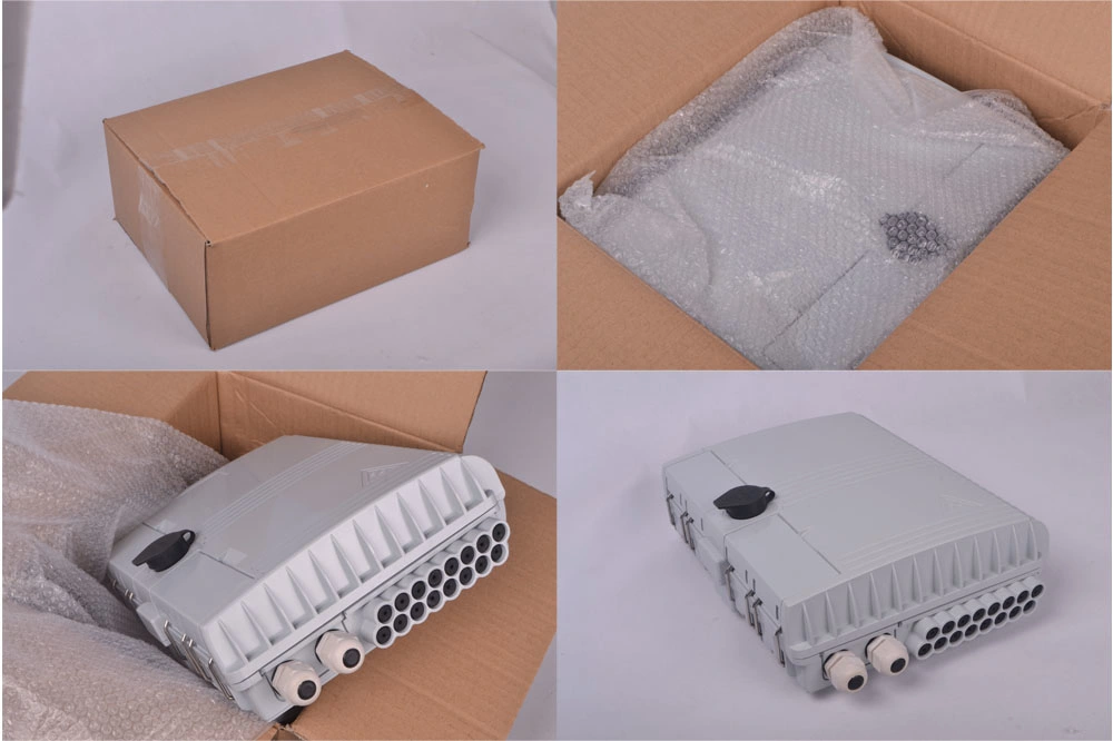 Pole Mounted Gpon Splitter Fiber Termination Box 2 Inlet