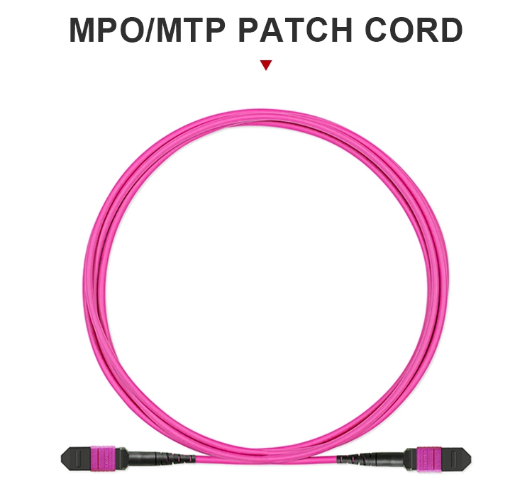 Fiber Optic Sc/Upc mm Duplex with Blue Connector Patch Cord Cable